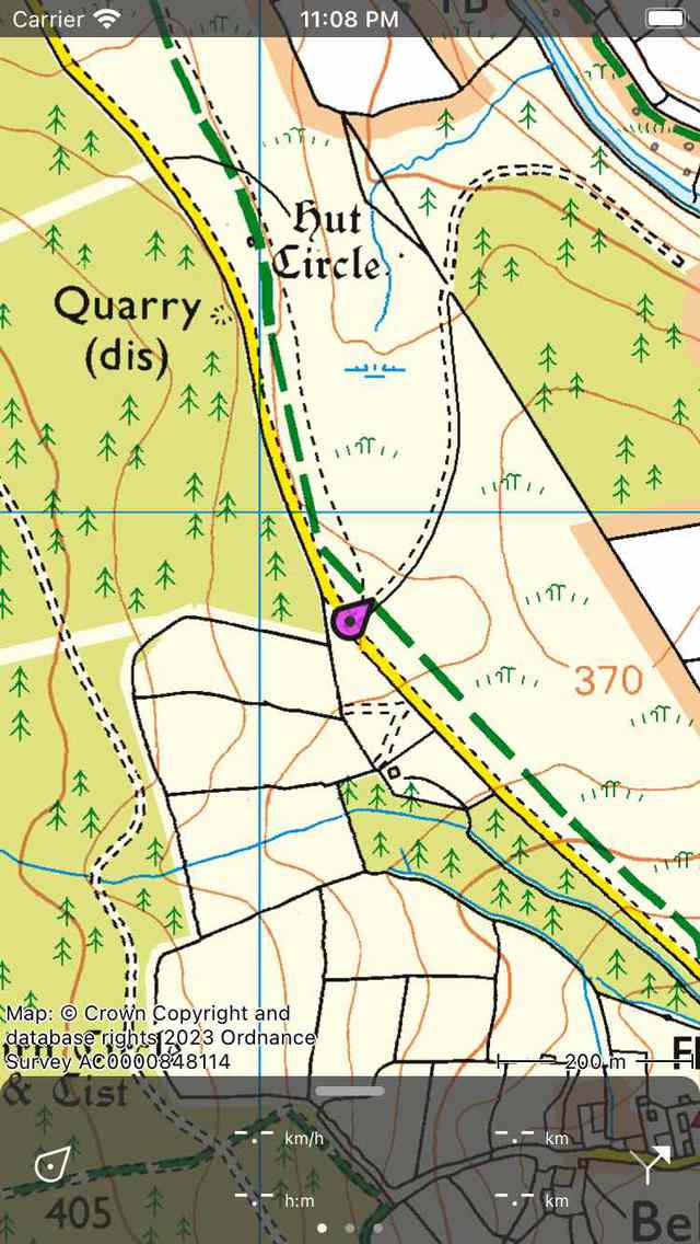 Position markør Topo GPS