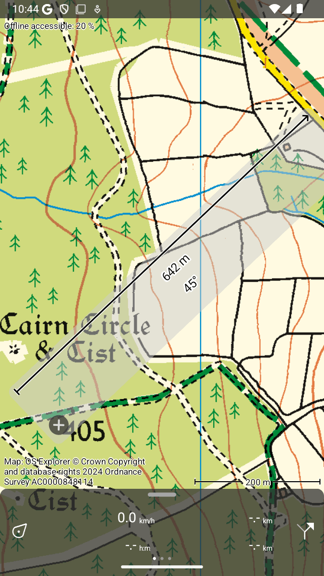 Règle cartographique Topo GPS