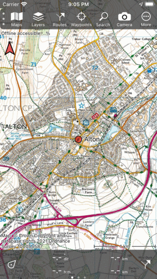 Пошук адреси Topo GPS