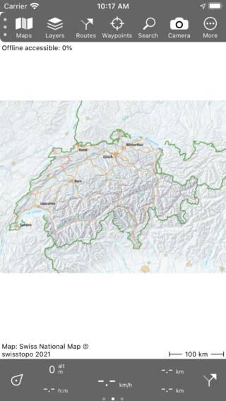 Purchase Swiss map Topo GPS