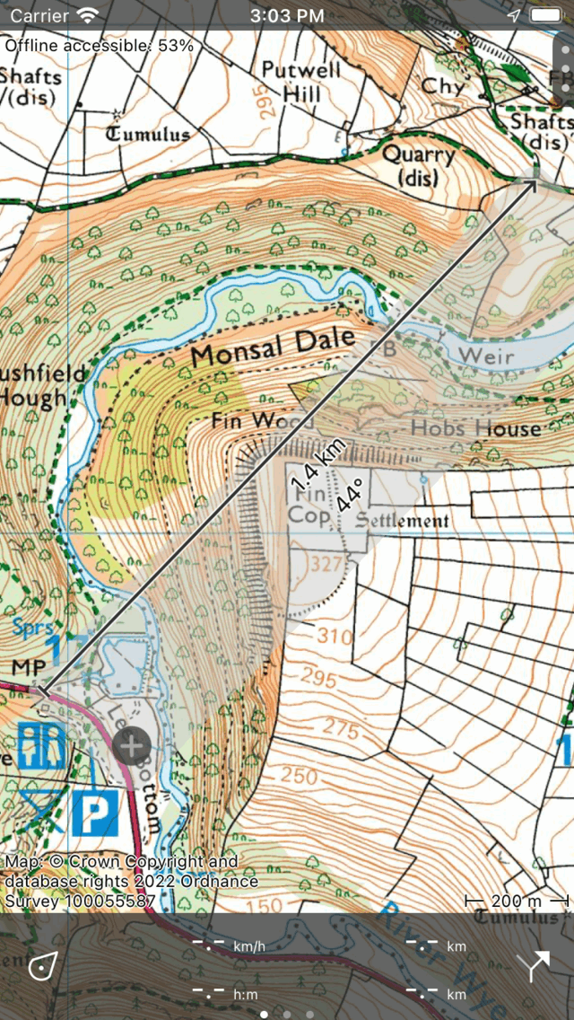 Imperialisme hektar Koncentration Measuring distances and angles — Topo GPS manual iOS