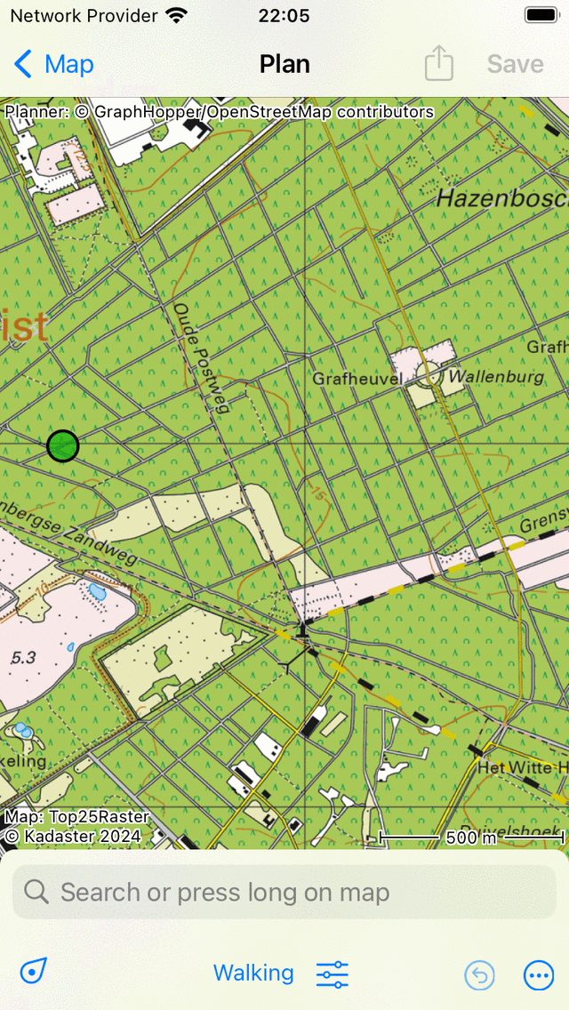 gennemskueligt Kunstneriske kubiske Planning a route by manually creating route points on the map — Topo GPS  manual iOS