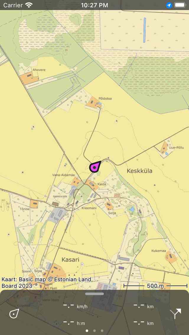 Positsiooni marker Topo GPS
