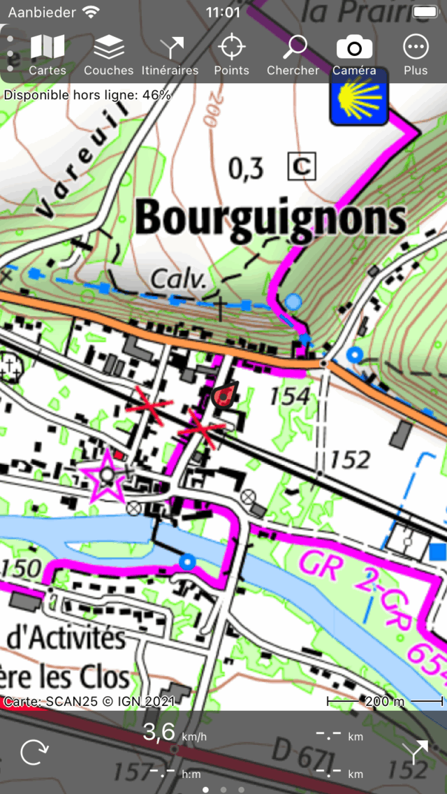 Menu Topo GPS