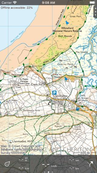 Rendere la mappa accessibile offline Topo GPS