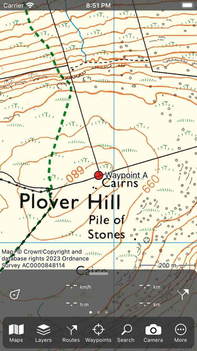Caricamento dei waypoint Topo GPS