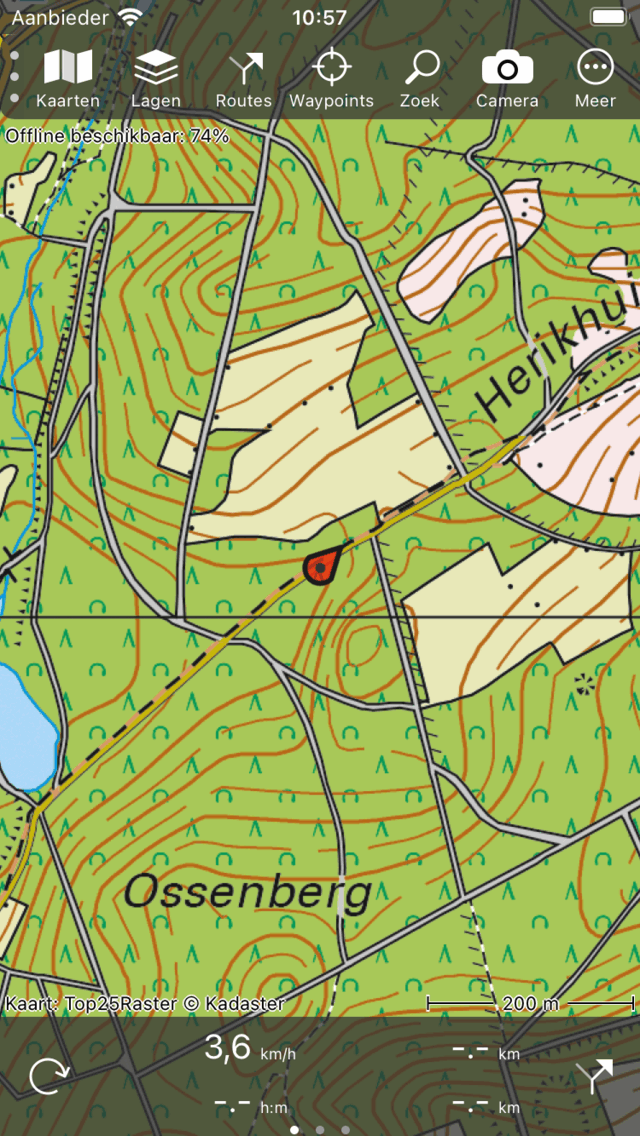 Menu Topo GPS