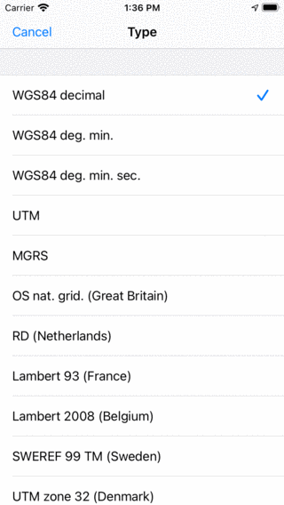 Angi koordinat Topo GPS