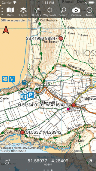 Angi koordinat Topo GPS