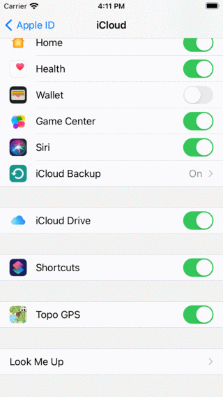 Rotas e pontos de passagem sincronizam o iCloud