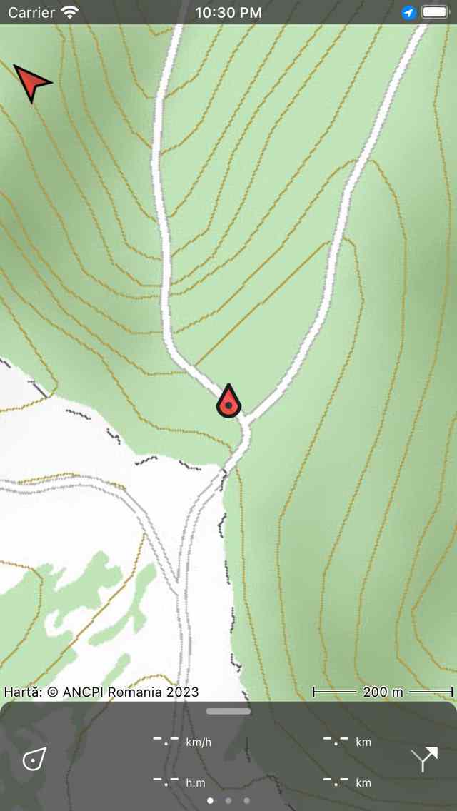 Harta rotită Topo GPS