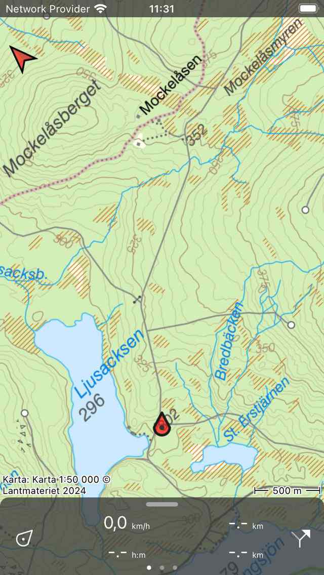 Roterad karta Topo GPS