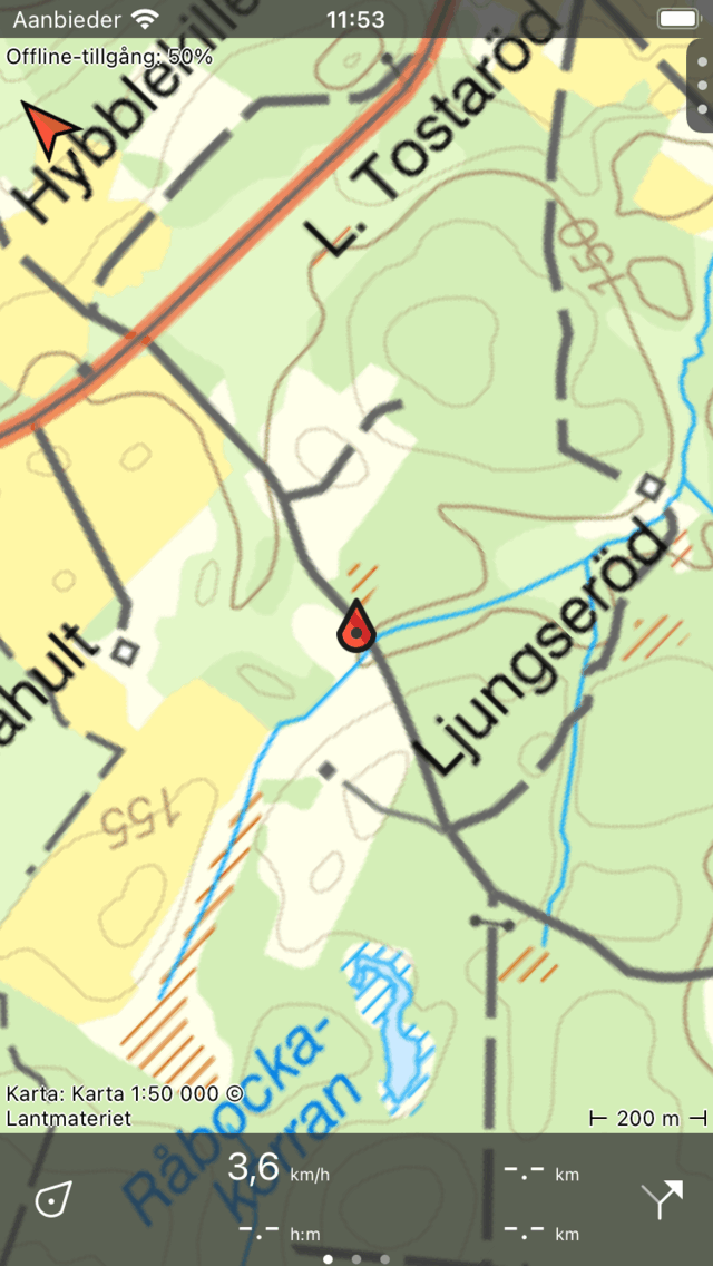 Roterad karta Topo GPS