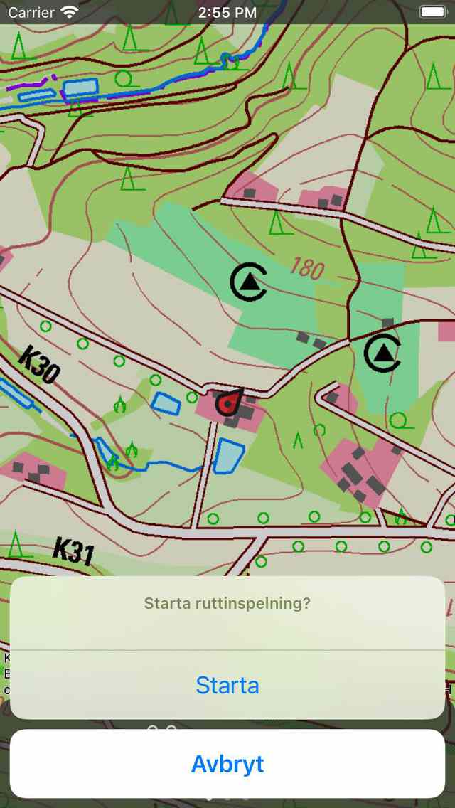 Rekordskärm Topo GPS