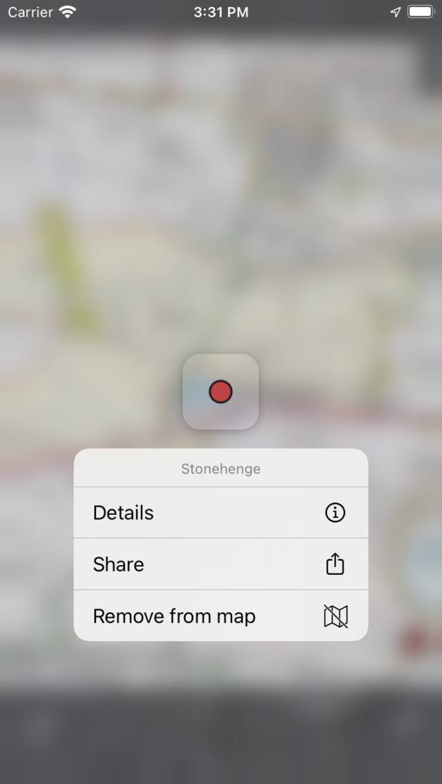 Snabbåtgärder på en waypoint