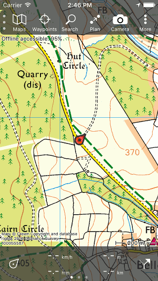 Menu Topo GPS