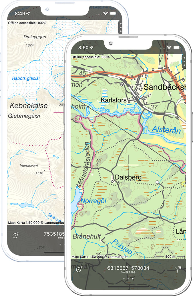 Koncentration Ugyldigt mentalitet Topographic map of Sweden - Topo GPS